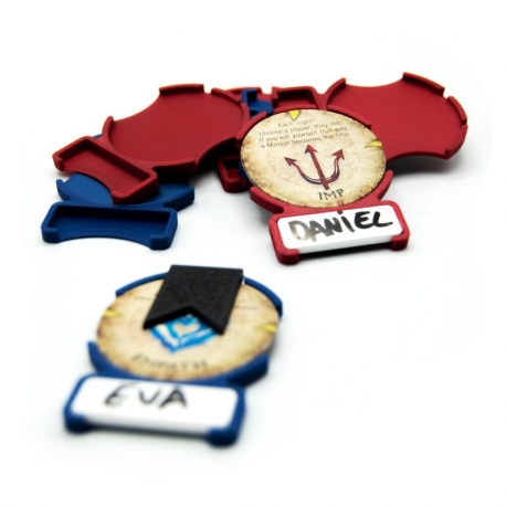Character Token & Name Tag Trays for Blood on the Clocktower - 23 Pieces by BG Expansions