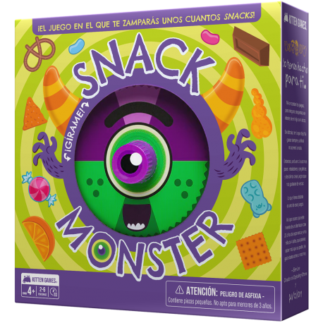 Snack Monster board game from Asmodee (Spanish)