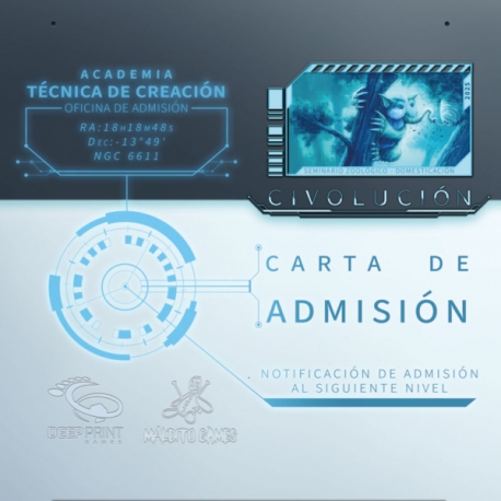 Civolution: Admission Letter expansion from Maldito Games (Spanish)