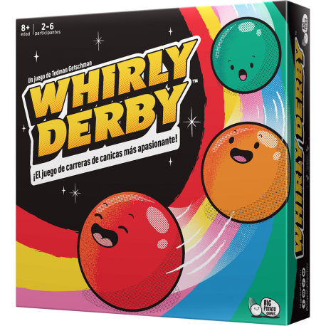 Whirly Derby board game (Spanish) from Big Potato Games