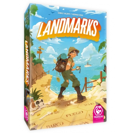 Landmarks board game from Tranjis Games (Spanish)
