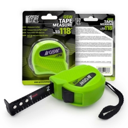 GSW tape measure in inches from Green Stuff World