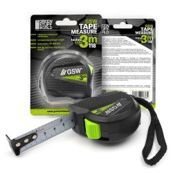 GSW measuring tape in centimeters and inches from Green Stuff World