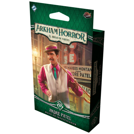 FFG Arkham Horror LCG: André Patel Pack of investigator (Spanish) from Fantasy Flight Games