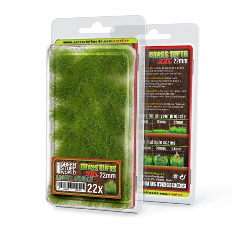 XXL Grass Mats - Self-Adhesive - 22mm - LIGHT GREEN