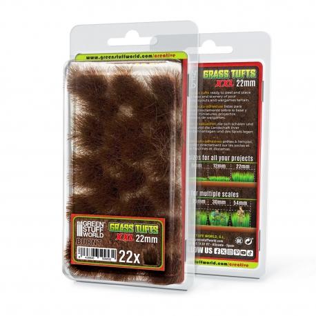 XXL Grass Mats - Self-Adhesive - 22mm - BURNED