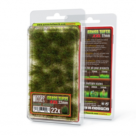 XXL Grass Mats - Self-Adhesive - 22mm - DARK GREEN