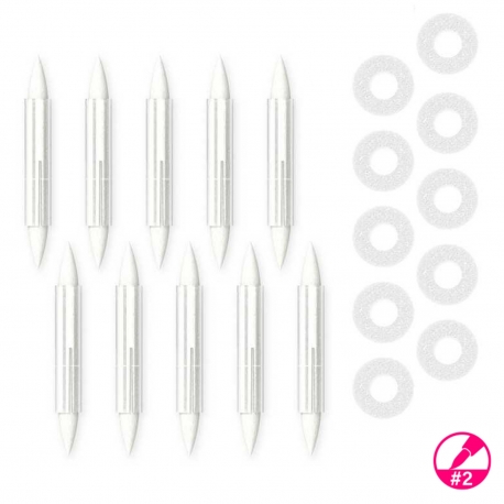 Refillable marker tip refills 2