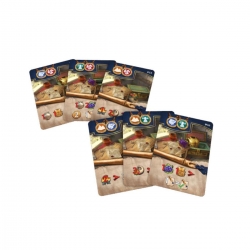 Thebai - Maldito Games promo cards (Spanish)