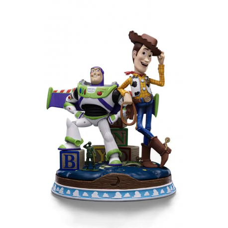 Toy Story Estatua 1/10 Deluxe Art Scale Buzz & Woody 38 cm de Iron Studios