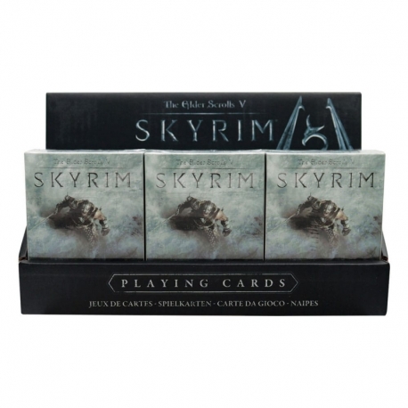 Elder Scrolls Skyrim Baraja de Naipes Caja expositora (12)