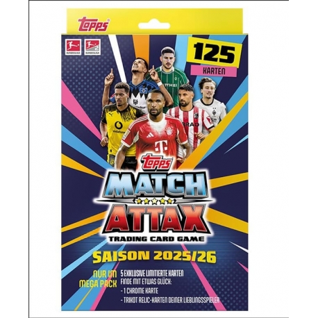 Bundesliga Match Attax Cartas Coleccionables 2025/26 Mega Pack