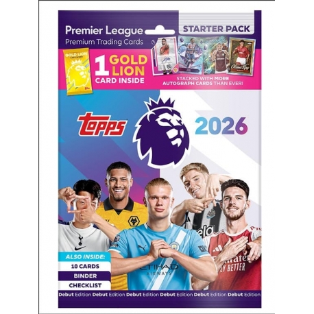 Premier League 2025/26 Cartas Coleccionables Starter Pack