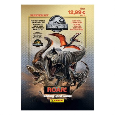 Jurassic World Roar Trading Cards Starter Pack (German)