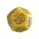 Viridian Jumbo dado Treasure Generator Die D12 Amarillo