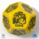 Viridian Jumbo dado Treasure Generator Die D12 Amarillo