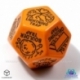 Viridian Jumbo dado Trap Generator Die D12 Naranja