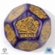 Viridian Jumbo dado Treasure Generator Die D12 Shimmering Purple