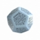 Viridian Jumbo dado Weather Generator Die D12 Azul