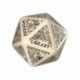Viridian Jumbo dado Dungeon Room Generator D20 Beige