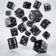 Q Workshop Pack de Dados Full Pack D6 Negro (20)