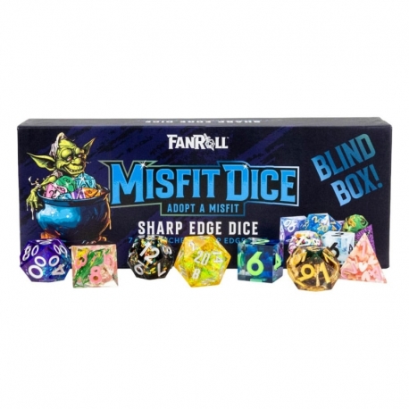 Misfit Adopt a Misfit Pack de Dados Blind Box Sharp Edge Dice Surtido (12)