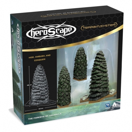 Heroscape expansión del terreno Forests of Valhalla (Inglés)