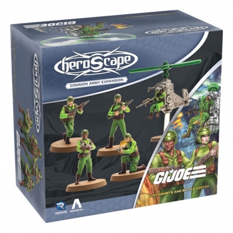 G.I.Joe Heroscape Army Expansion Greenshirts & Battle Copter (Common) (English)