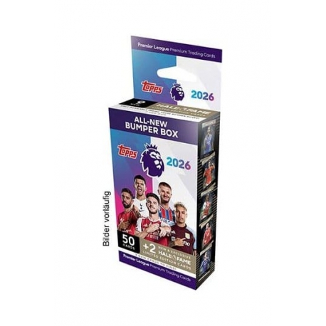 Premier League 2025/26 Cartas Coleccionables Bumber Box