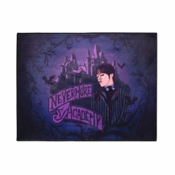 Miércoles alfombra para interiores Nevermore Academy 80 x 60 cm