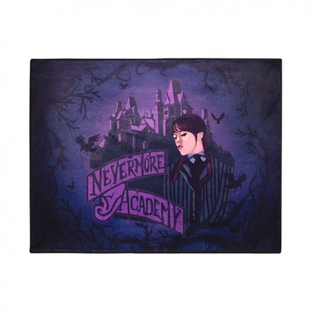 Miércoles alfombra para interiores Nevermore Academy 80 x 60 cm