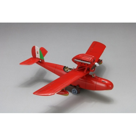 Porco Rosso Kit de modelo con figura 1/72 Savoia S.21F Versión 2 & Porco