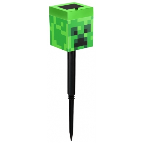 Minecraft Lámpara solar de estaca LunaGlo Creeper