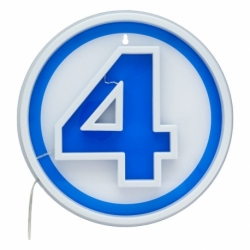 Fantastic Four Lámpara de pared LED Logo Neon