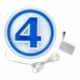Fantastic Four Lámpara de pared LED Logo Neon