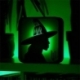 Wicked Lámpara acrílico Witch