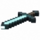 Minecraft Lámpara Sword 40 cm