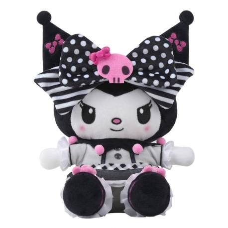 Sanrio Peluche Pink Black Party Series Kuromi M 17 cm