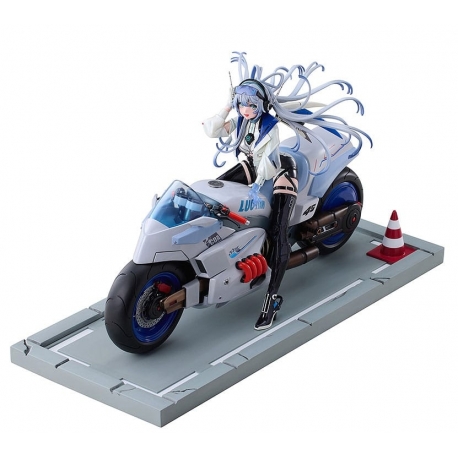 Vsinger Estatua PVC 1/7 Vsinger Luo Tianyi Retro-Future Storm Driver Ver. 23 cm