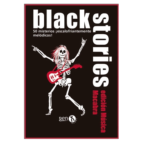 Black Stories: Macabre Music Funny Gen X Card Game