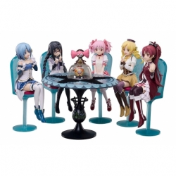 Puella Magi Madoka Magica The Movie: Rebellion Estatua PVC Tea Party Cake Song Ver. Set 18 cm