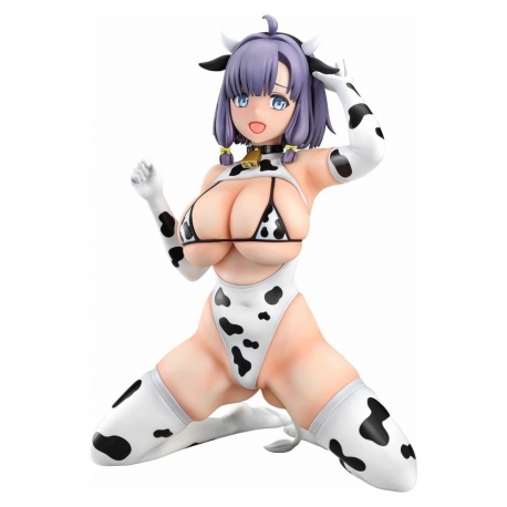 Nukitashi The Animation Estatua PVC 1/5 Misaki Hotori Cow print costume 22 cm