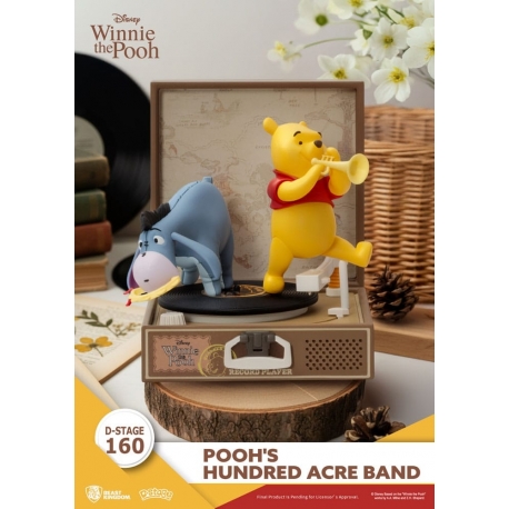 Winnie-the-Pooh Record Player Series Figura de PVC Pooh's Hundred Acre Band 12 cm