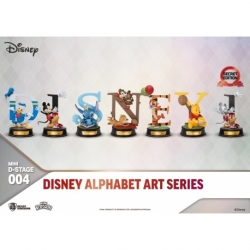 Disney Mini Diorama Stage Statues 6-pack Alphabet Art 10 cm