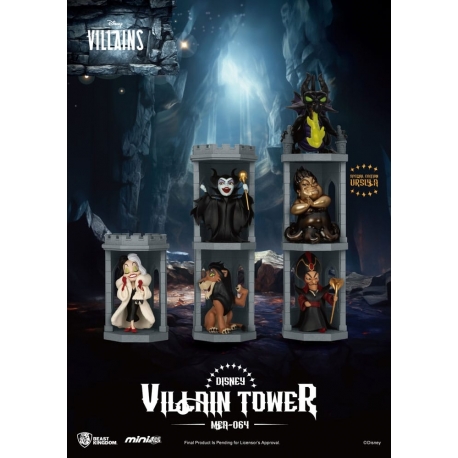 Disney Villains Mini Egg Attack Blind Box Figures Series Villain Tower 12 cm Assortment (6)