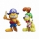 Garfield Action Figures 2 Pack Pirate Garfield and Pirate Odie
