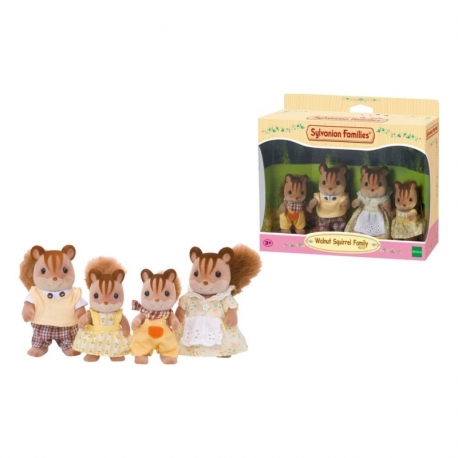 Sylvanian Families: Familia Ardilla de la Nuez Figura 7 cm
