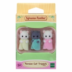Sylvanian Families: Trillizos Gato Persa Figura 2 cm
