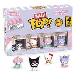 Hello Kitty and Friends Pack de 4 Figuras Bitty POP! Vinyl Series 3 2 cm