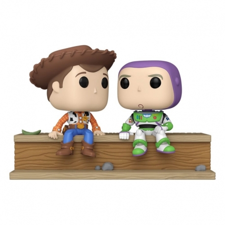 Toy Story POP Moment Vinyl Figuras Woody and Buzz (30th Anniversary) 9 cm